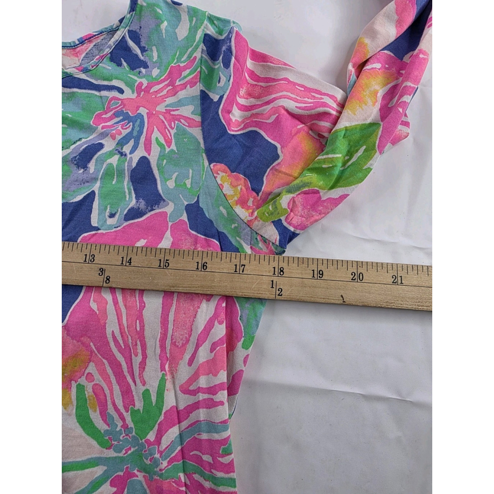 Lilly Pulitzer Women's Marlowe Dress Beckon Blue Jungle Utopia Size Medium - Picture 3 of 5